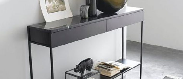 קונסולה יחידת מגירות מדף תחתון