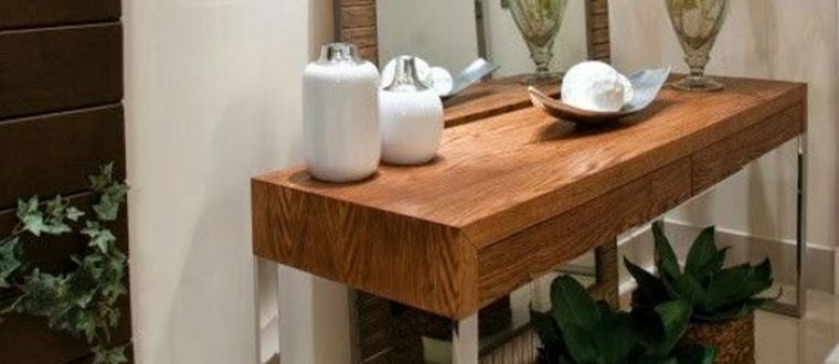 קונסולה בפורניר רגלי נירוסטה